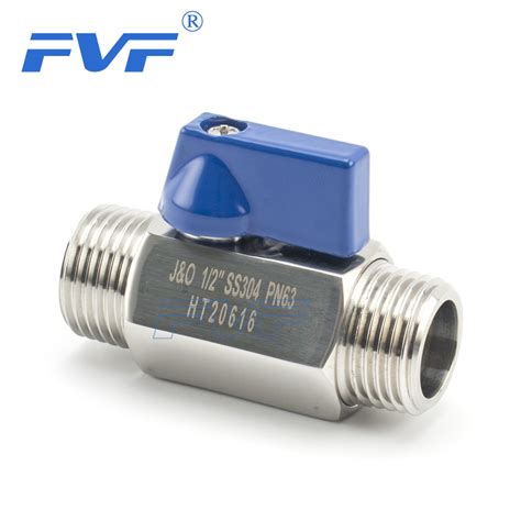 Pn63 Stainless Steel Npt Male Thread Mini Ball Valve Jando Fluid