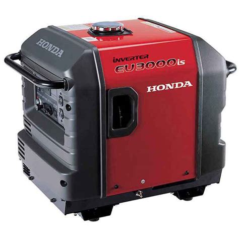 Honda EU3000is Electric Start Ultra Quiet 3000 Watt Inverter Generator ...