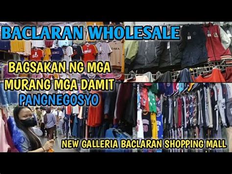 Baclaran Wholesale Bagsakan Ng Mga Murang Mga Damit Pang Negosyo