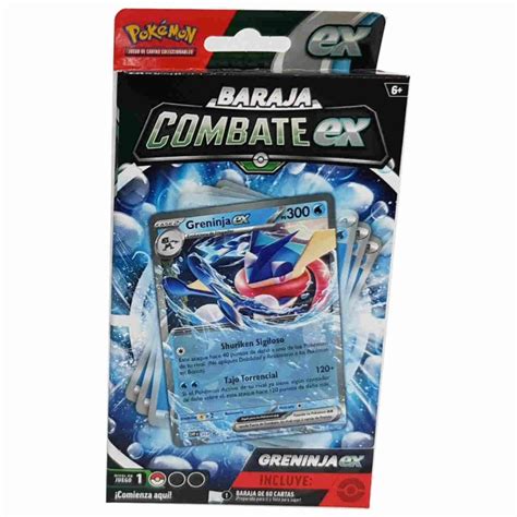 Baraja Combate Greninja Ex Jcc Pok Mon Cartas Pok Mon Exclusivas