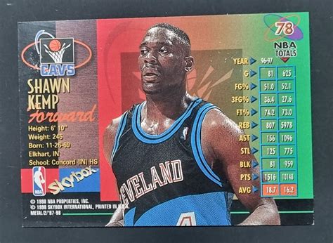 Shawn Kemp Metal Universe Card Hobbies Toys Toys Games On Carousell