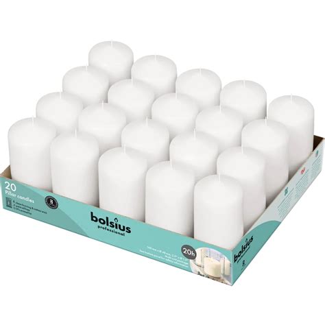 Bolsius Unscented Ivory Pillar Candles Wedding Candle Set Of 6 Bed Bath And Beyond 39462668