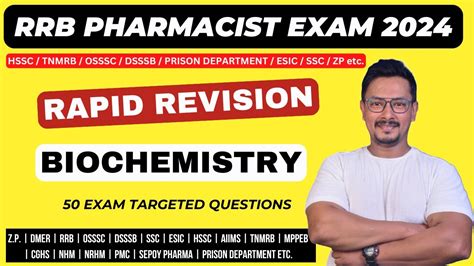 BIOCHEMISTRY MCQS RRB PHARMACIST EXAM PREPARATION BIOCHEMISTRY