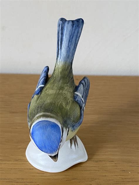 Goebel Blue Titmouse Bird Figurine West Germany Blaumeise Ebay