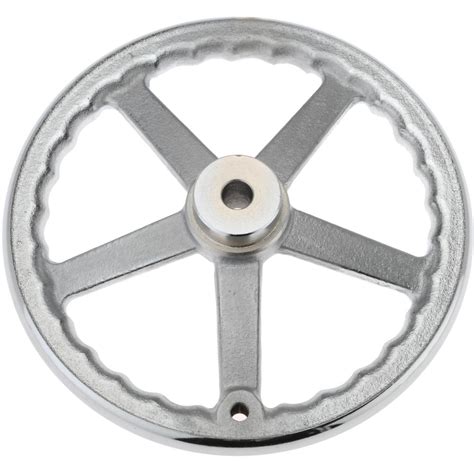 Gibraltar Spoked Offset Handwheel Chrome Plated MSC Industrial