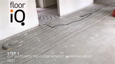 Installing Underfloor Heating Into An Existing Floor Flooriq Youtube