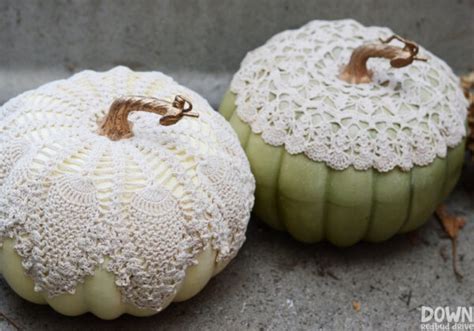 Diy Doily Pumpkins Quick Easy Diy Fall Home Decor