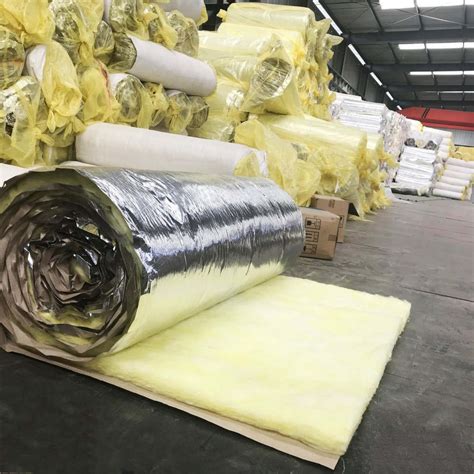 12 48 Kg M³ 25 150mm Thermal Insulation Materials Glasswool Glass Wool