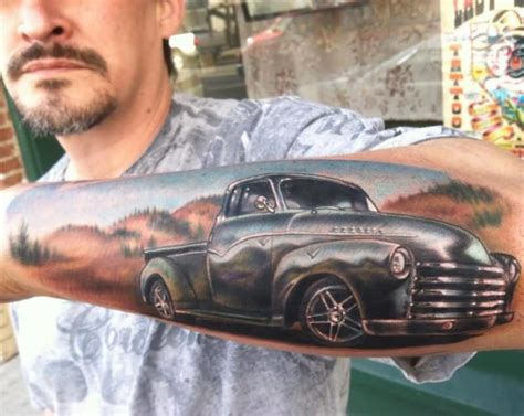 Car Tattoos Designs Ideas And Meaning Tattoos For You