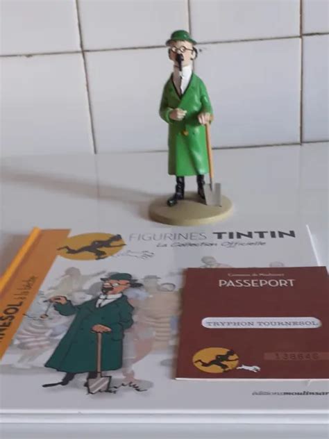 FIGURINE TINTIN COLLECTION Officielle N 3 TOURNESOL A LA BÊCHE EUR 8