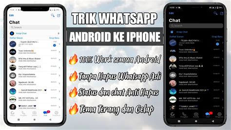 Cara Mengubah Whatsapp Android Menjadi Iphone Tanpa Hapus Aplikasi