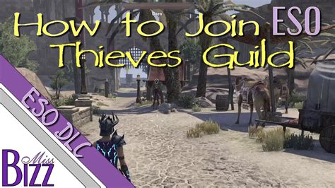 How To Get To The Thieves Guild DLC ESO How To Join Thieves Guild In