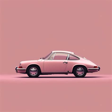 A Pink Porsche 911 - Midjourney Prompt