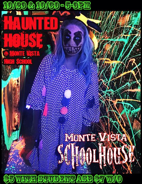 It's a Scream: First Monte Vista Haunted School House Fundraiser Will ...