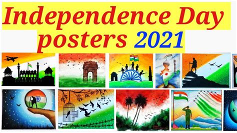 Independence Day Posters Independence Poster Making Ideas August 15