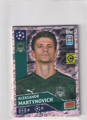 Topps Champions League Adesivo CL 20 21 Pof 3 Aleksandr Martynovich EBay