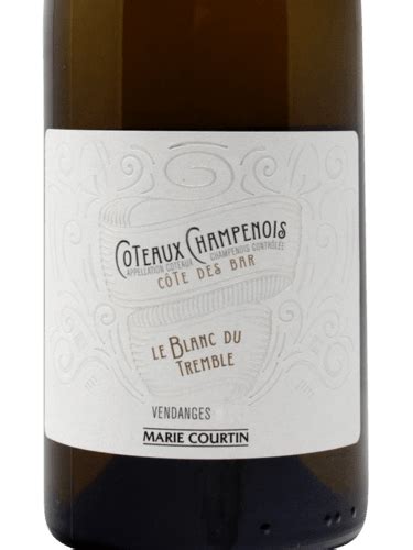 Marie Courtin Coteaux Champenois Le Blanc Du Tremble Pinot Noir