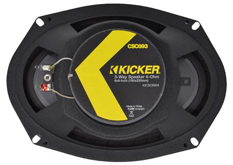 kicker cs series     watts car speakers pair csc