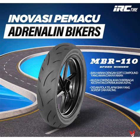 Jual Ban Irc Mbr Tubeless Racing Soft Compound Ban Motor