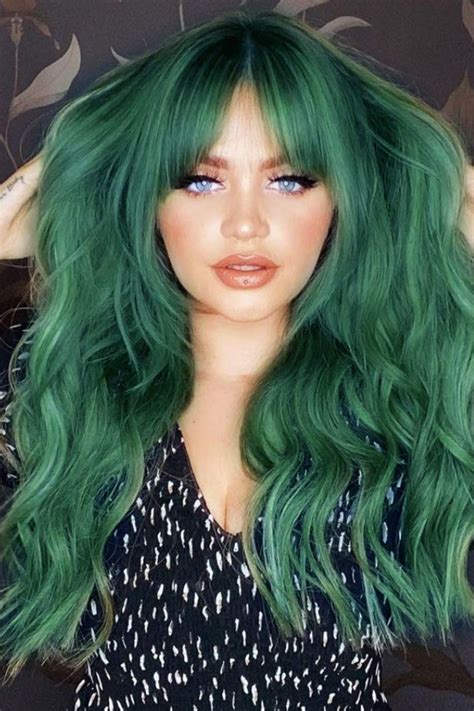 40 Cute Green Hair Ideas That You Will Want To See Lynsire Green Hair Spray Green Hair