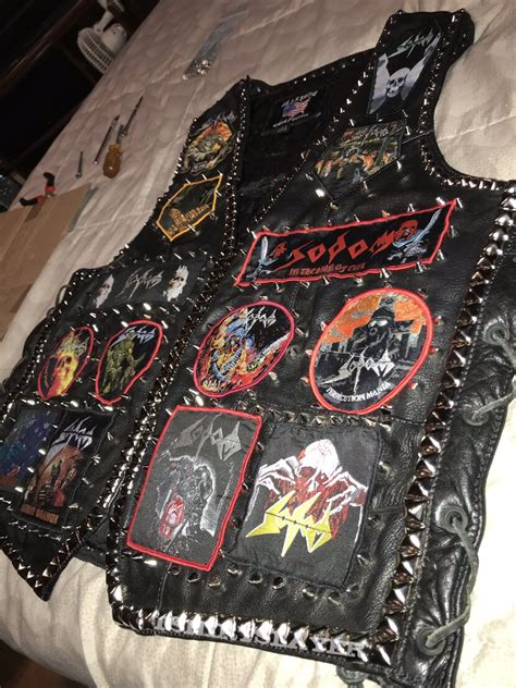 Sodom Leather Tribute Vest TShirtSlayer TShirt And BattleJacket Gallery