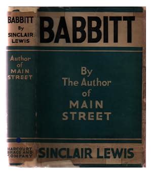 Babbitt By Lewis Sinclair Used Very Good Hardcover First