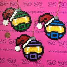 Halo Christmas Pixel Baubles Por Zozotings En Etsy Perler Crafts