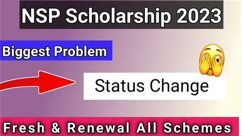 Nsp Scholarship Status New Problem Account Validation Pending Problem