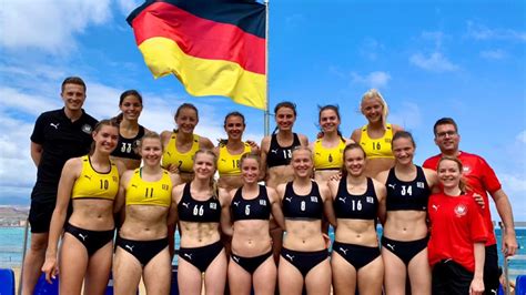 Ehf Beach Handball Euro Starker Start Der Dhb Frauen Gegen