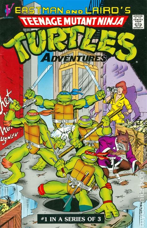 Teenage Mutant Ninja Turtles Adventures 1988 VideoMedia Systems Comic