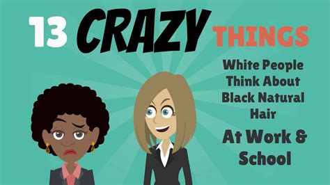 13 Crazy Things White People Think About Black Hair - YouTube