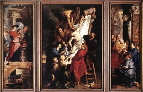 Descent From The Cross Triptych Peter Paul Rubens