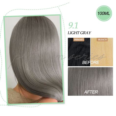 Bremod Hair Color Premium Series Cocoa Butter Fashion Color Ash Gray Blonde Br R Shopee