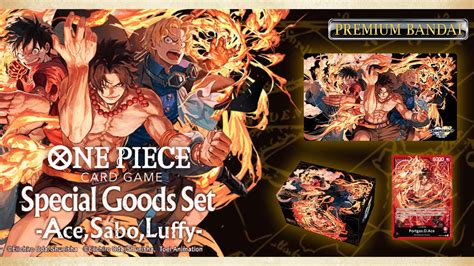 OP Playmat Special Goods Set Ace Sabo Luffy