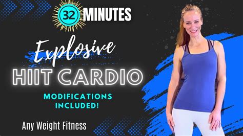 Min Explosive Hiit Cardio Burn Workout Low Impact Included Youtube