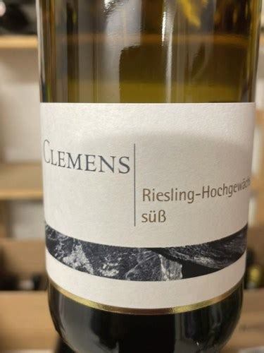 Clemens Riesling Hochgewächs Süss Vivino US