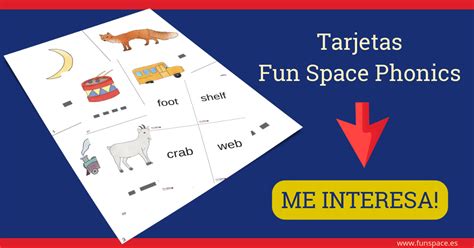 Tarjetas Fun Space Phonics