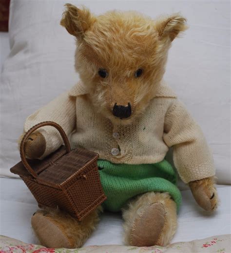 Antique S Played With Golden Mohair Chiltern Teddy Bear