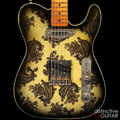 Palir Paisley Titan Black Paisley Guitars Electric Solid Body