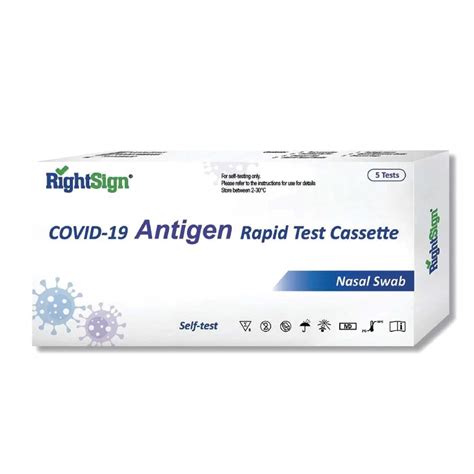 Buy Rightsign Nasal Swab Rapid Antigen Testing Kit Covid Rapid