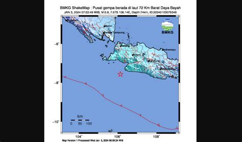 Gempa Magnitudo 5 9 Guncang Bayah Banten Dirasakan Hingga Sukabumi