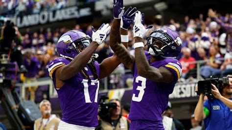 The Minnesota Vikings have a lot of great wide receivers