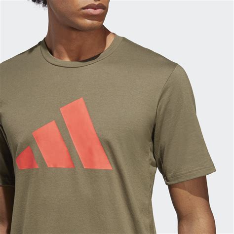 Adidas Train Essentials Feelready Logo Training Tee Green Adidas Ke