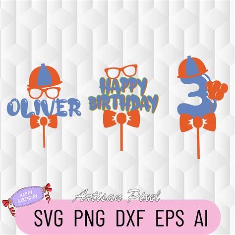 Personalized Blippi Birthday Svg Blippi Birthday Svg Blippi Svg In ...