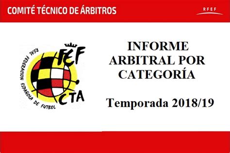 Informe Arbitral De La Temporada 20182019 Noticias Y Reglamentos