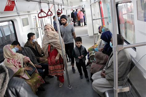 China Built Orange Line Metro Train In Pakistans Lahore Makes Life