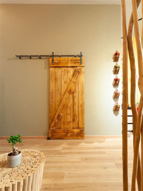 Porta Scorrevole Barn Door In Legno Rustico Acquista Online Sconto