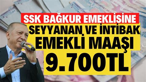 EMEKLİ İNTİBAK SEYYANEN EK ARTIŞ ORANLARI AÇIKLAMASI GELDİ 2000 ÖNCESİ