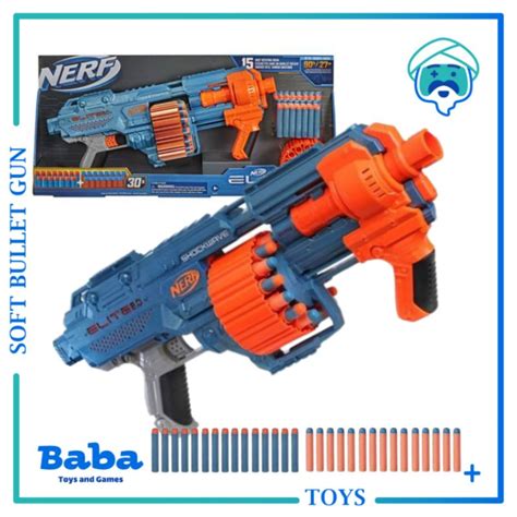 Jual NERF GUN N STRIKE ELITE V2 SURGEFIRE SHOCKWAVE RD 15 RD15 ORIGINAL