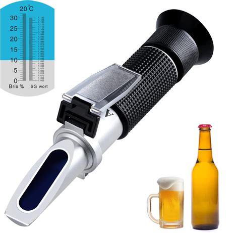 Brix Refractometer For Brewing Beer Wort Refractometer Handheld Brix